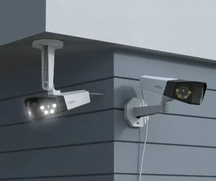 Ourdoor camera installation.