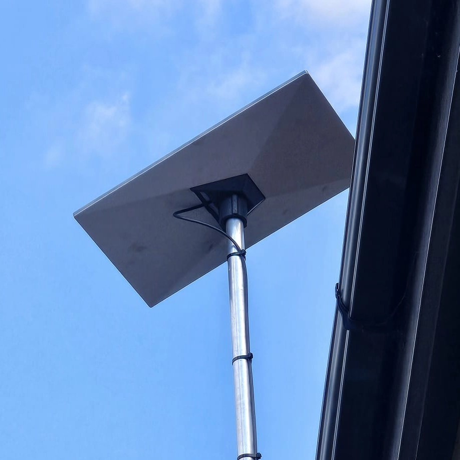 Installed Starlink receiver